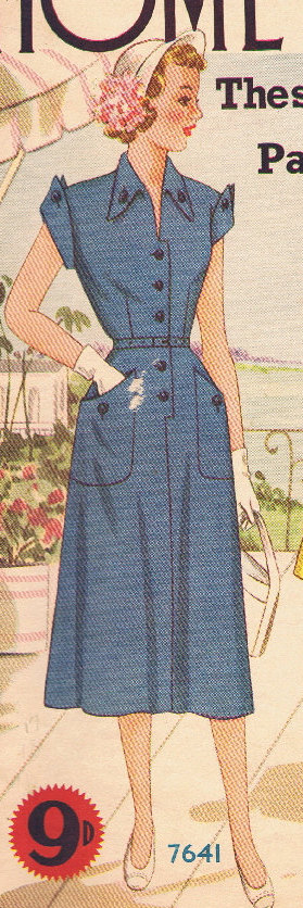 "Frock No. 7641" AHJ 1950 cropped